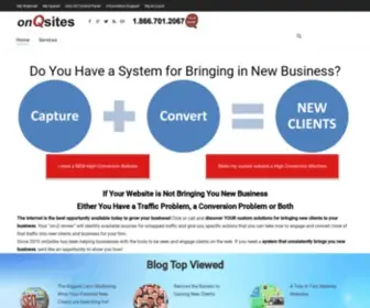 OnqSites.com(High conversion Marketing and Websites) Screenshot