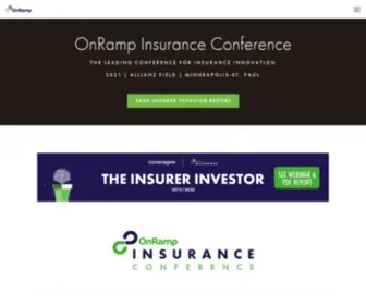 Onrampinsuranceconference.com(OnRamp Insurance Conference) Screenshot