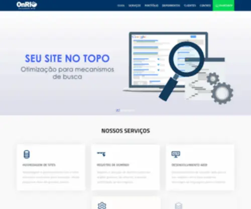 Onrio.com.br(Criacao de sites) Screenshot