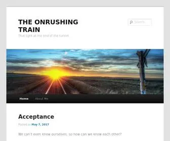 Onrushingtrain.com(THE ONRUSHING TRAIN) Screenshot