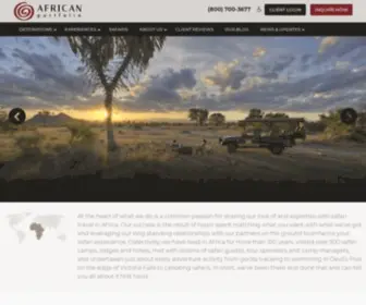 Onsafari.com(African Portfolio) Screenshot