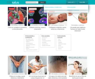 Onsalus.net(Web de salud) Screenshot