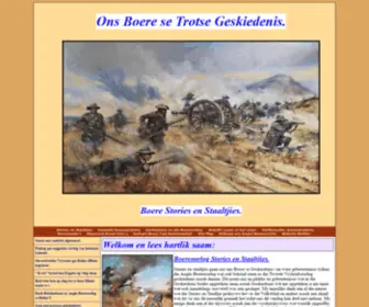 Onsboeresetrotsegeskiedenis.co.za(Onsboeresetrotsegeskiedenis) Screenshot