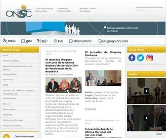 ONSC.gub.uy(Oficina Nacional del Servicio Civil) Screenshot
