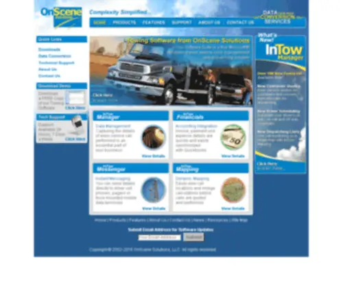 Onscene-Solutions.com(Towing Software from OnScene Solutions) Screenshot