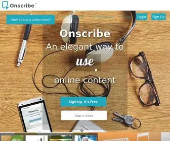 Onscri.be(Universal Online Subscriptions) Screenshot