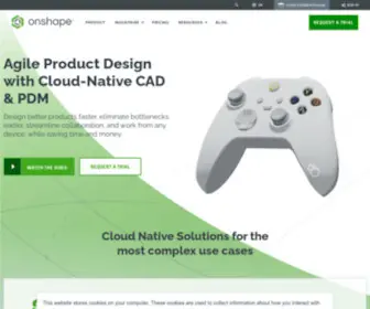 Onshape.com(Onshape is a product development platform) Screenshot