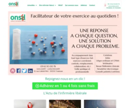 Onsil.fr(Accueil) Screenshot