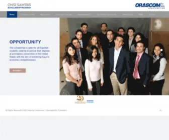 Onsisawirisscholarship.org(Onsi Sawiris Scholarship Program) Screenshot