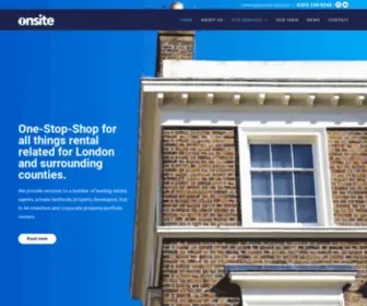 Onsite-PM.co.uk(Onsite Property Management) Screenshot