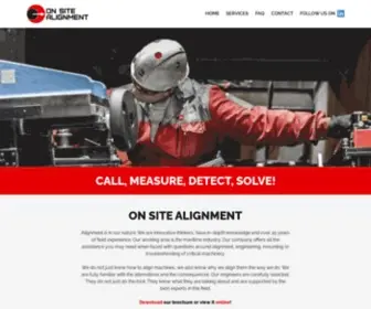 Onsitealignment.com(On Site Alignment) Screenshot