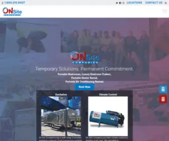 Onsiteco.com(On Site Companies) Screenshot