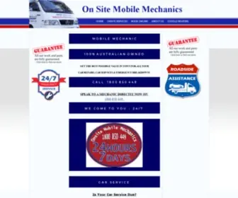 Onsitemobilemechanics.com.au(Call 1800850449) Screenshot