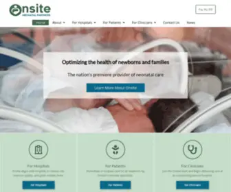 Onsiteneonatal.com(Onsite Neonatal Partners) Screenshot