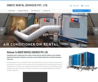 Onsiterentals.in(Onsite Rental Services Pvt. Ltd) Screenshot
