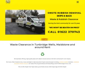 Onsiteskipsandbags.co.uk(Commercial & Home Waste Clearance) Screenshot