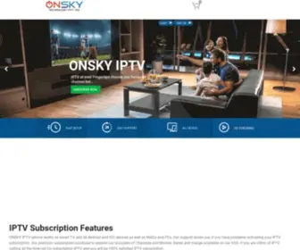 Onskyiptv.com(Onskyiptv) Screenshot