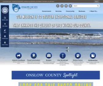 Onslowcountync.gov(Onslow County) Screenshot
