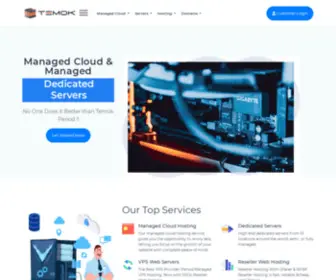 Onsmart.net(Managed Cloud Hosting & Dedicated Servers from TEMOK) Screenshot