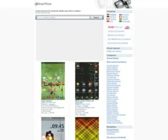 Onsmartphone.info(Free themes for Android) Screenshot