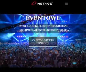 Onstage.com.pl(Onstage Technologie Eventowe) Screenshot