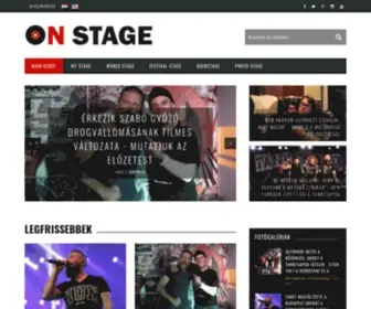 Onstage.hu(On Stage) Screenshot