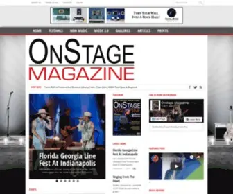 Onstagemagazine.com(Music news) Screenshot