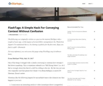 Onstartups.com(Advice and Insights for Entrepreneurs) Screenshot