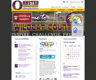 Onstedschools.us(Onsted Community Schools) Screenshot