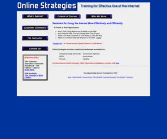 Onstrat.com(Online Strategies) Screenshot