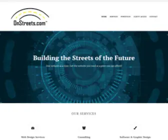 Onstreets.com(Building the Streets of the Future) Screenshot