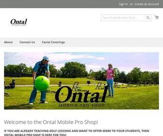 Ontalmps.com(Ontal Mobile Pro Shop Ontal Corporate Golf Wellness Ontal Mobile Pro Shop) Screenshot