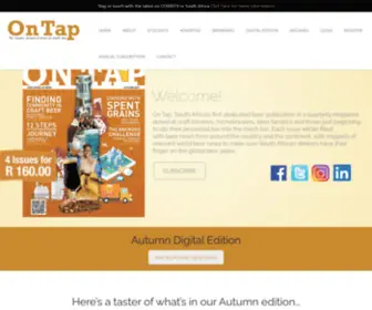 Ontapmag.co.za(On Tap) Screenshot