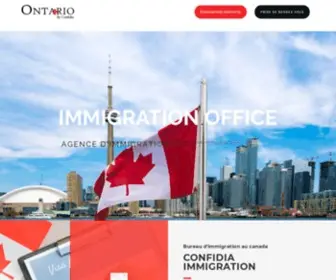 Ontario.ma(Immigration canada et Vivre au Ontario) Screenshot