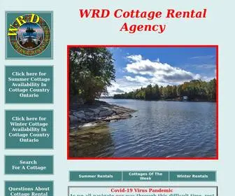 Ontariocottagerental.com(WRD Cottage Rental Agency) Screenshot