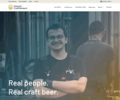 Ontariocraftbrewers.com(Ontario Craft Brewers) Screenshot