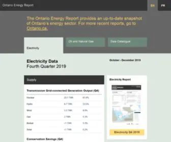 Ontarioenergyreport.ca(The Ontario Energy Report) Screenshot
