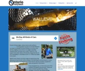 Ontariofishing.net(Ontario Fishing) Screenshot