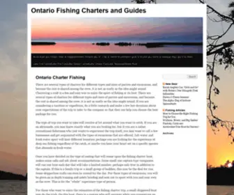 Ontariofishingcharters.com(Ontariofishingcharters) Screenshot