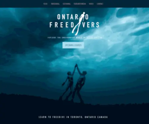 Ontariofreedivers.com(Learn To Freedive) Screenshot