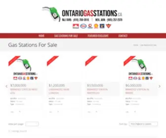 Ontariogasstations.ca(Gas Stations For Sale In Ontario) Screenshot