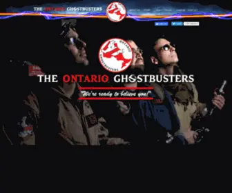 Ontarioghostbusters.ca(The Ontario GhostbustersHome) Screenshot