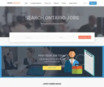 Ontariojobsearch.com(Ontario Jobs) Screenshot