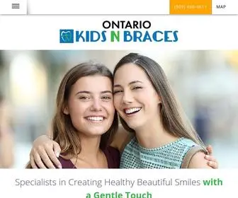 Ontariokidsnbraces.com(Pediatric Dentist &amp; Orthodontist Ontario CA) Screenshot