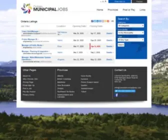 Ontariomunicipaljobs.com(Canada Municipal Jobs) Screenshot