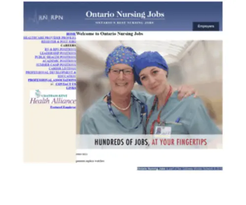 Ontarionursing.ca(Ontario Nursing) Screenshot