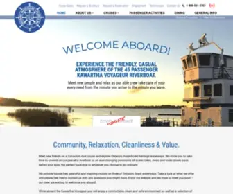Ontariowaterwaycruises.com(Canadian River Boat Cruises) Screenshot