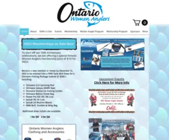 Ontariowomenanglers.ca(Ontario Women Anglers) Screenshot