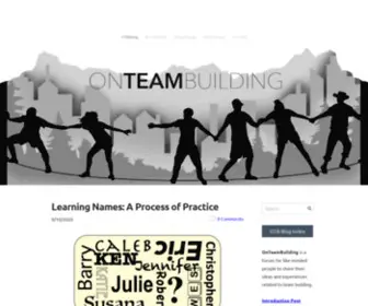 Onteambuilding.com(OTBblog) Screenshot