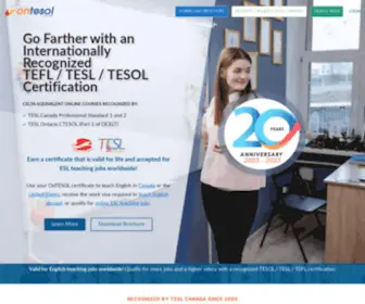 Ontesol.com(Online TEFL) Screenshot